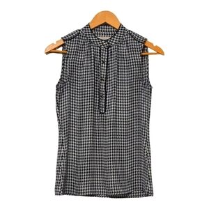Banana Republic Houndstooth Sleeveless Top